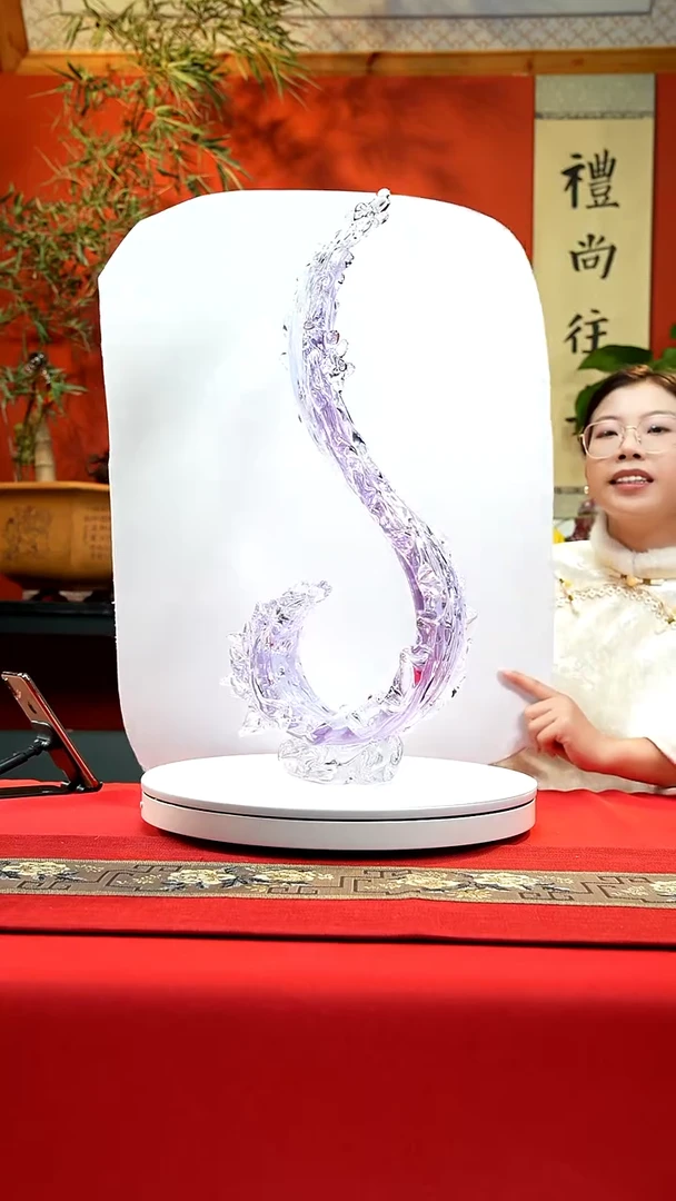 手工艺品琉璃紫罗兰风生水起