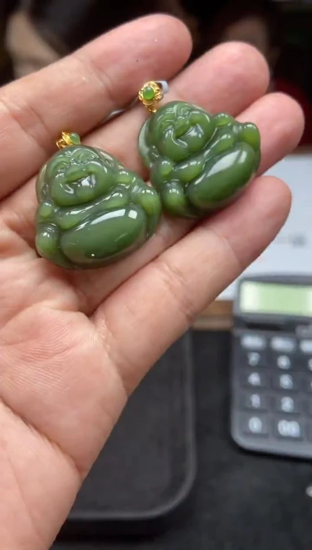 天然和田玉吊坠（多样性发其一）123FS0256