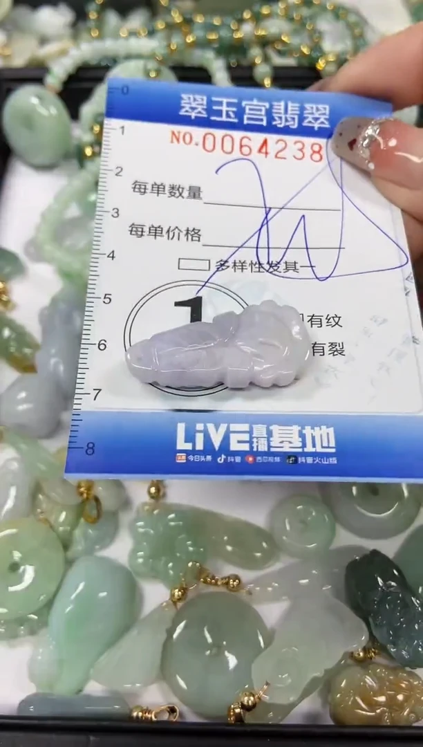 【闪购商品】翡翠颈饰未镶嵌闪购商品0064238多样性发其一