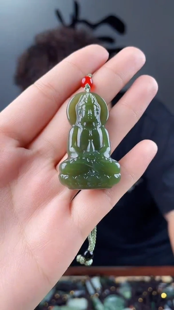 和田玉未镶嵌颈饰拍一发一，多样性发货