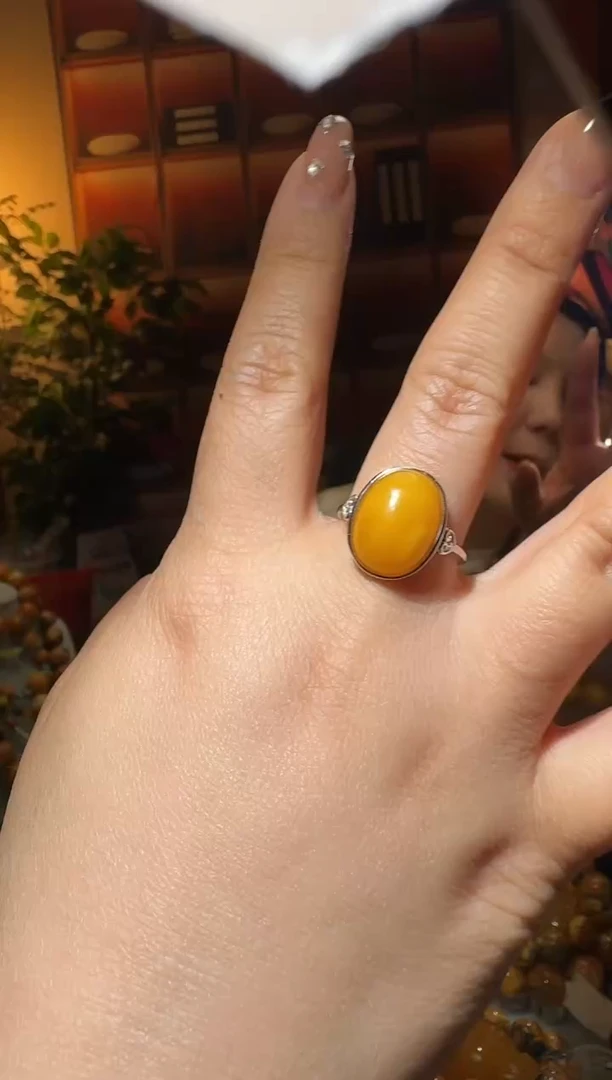 蜜蜡颈饰银S925镶嵌5444选择多样性发货其中一件