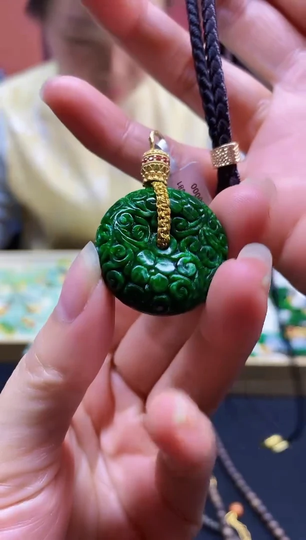 颈饰未镶嵌翡翠翡翠吊坠10