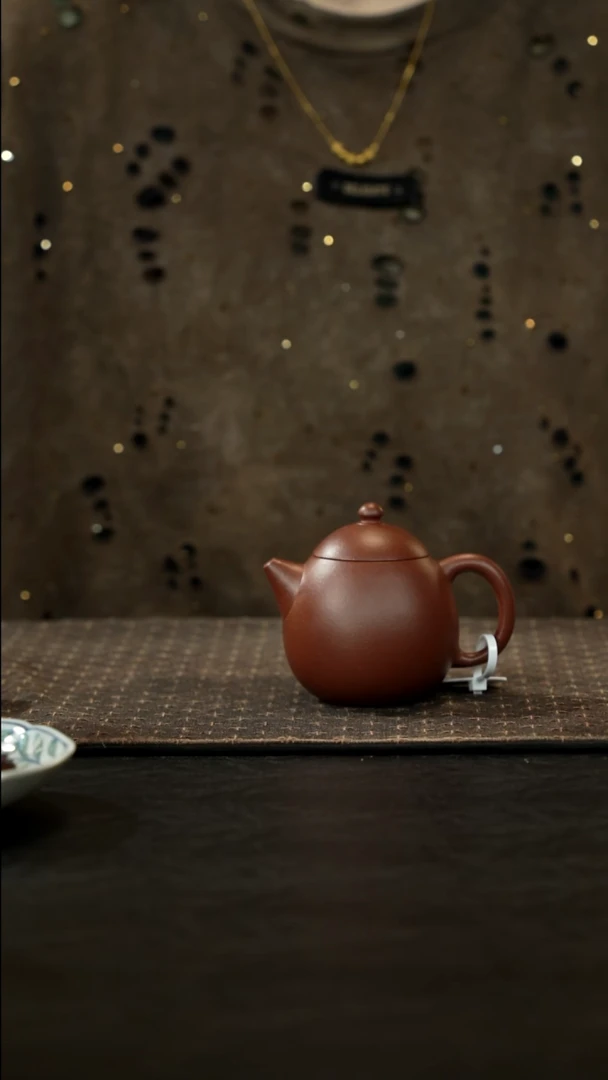 茶壶紫砂底槽清龙蛋150cc