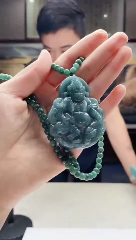 翡翠未镶嵌吊坠(不含链)多样性发其一34