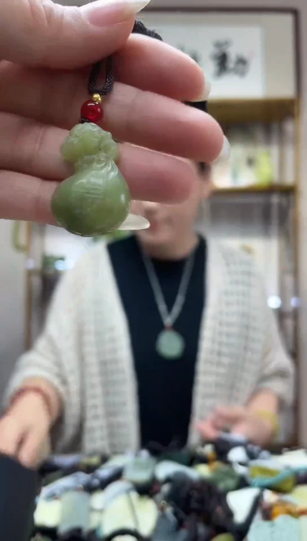 未镶嵌岫玉吊坠多样性发货*拍一发一