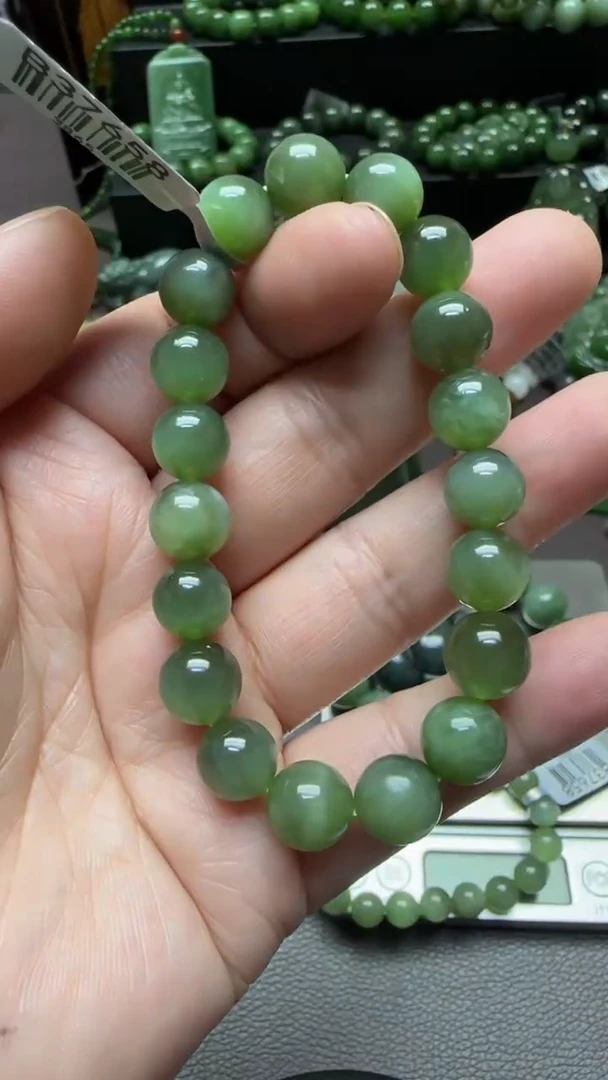 【闪购商品】和田玉（碧玉）手串未镶嵌手串