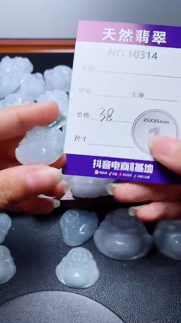 翡翠未镶嵌吊坠(赠链)314