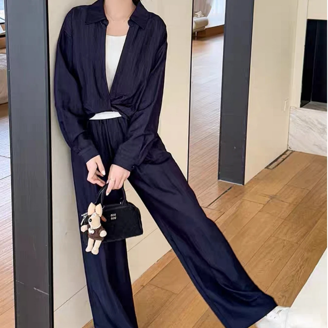 2025新款欧货三件套时尚套装女设计感休闲减龄显瘦套裤2536