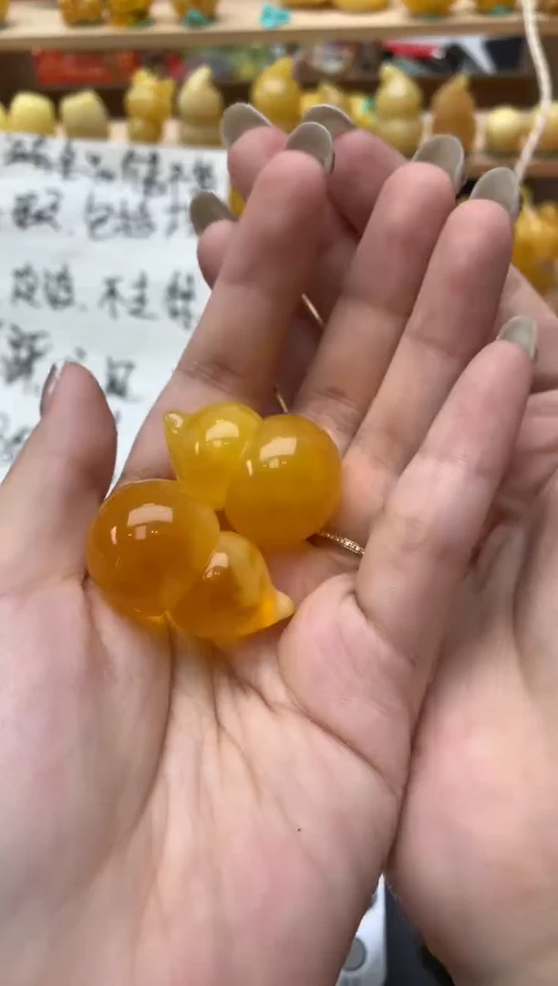 琥珀未镶嵌珠宝奇石腊*儿073琥珀蜜蜡微瑕拍15发1