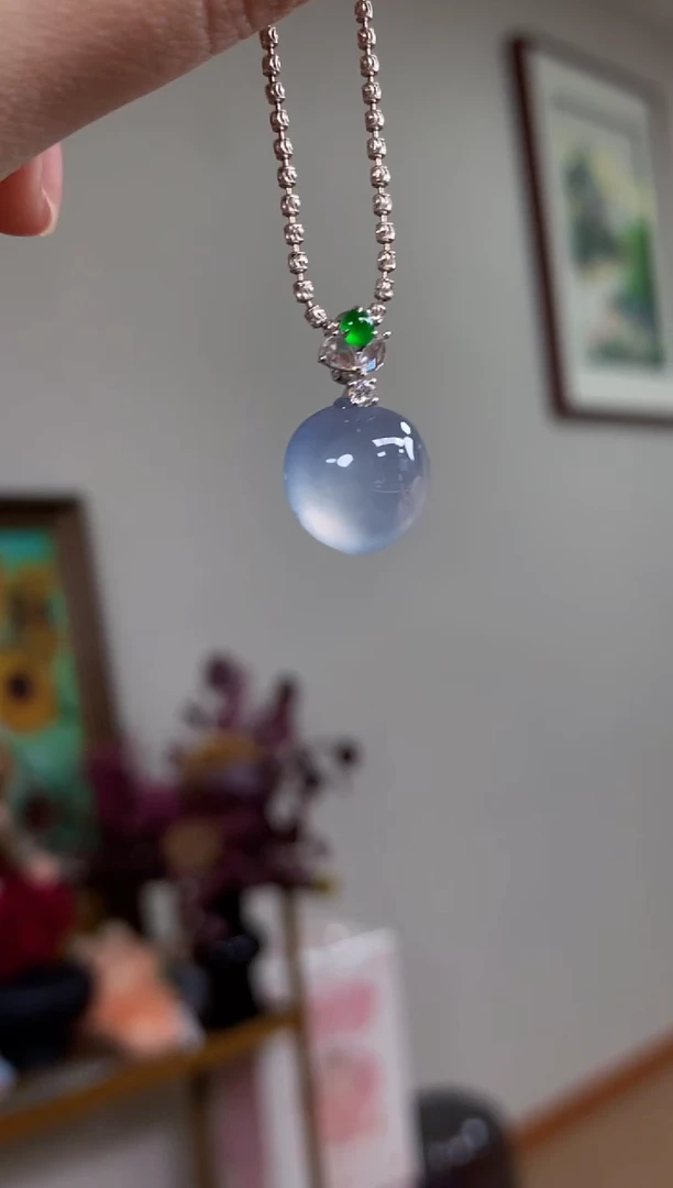 吊坠(不含链)18K金镶嵌翡翠A****rA319|39800