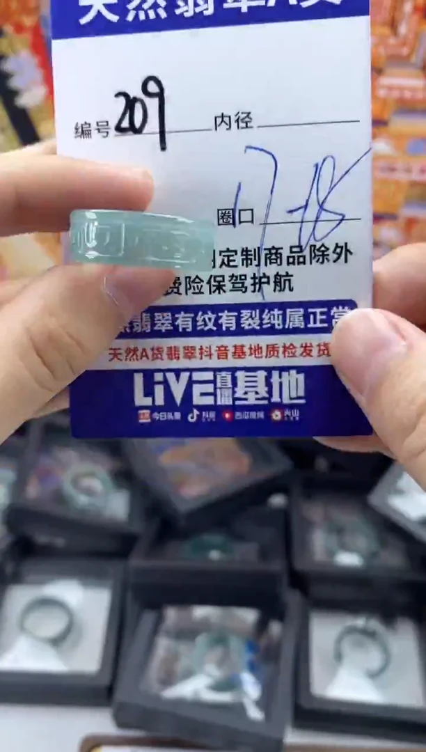 未镶嵌戒指翡翠209