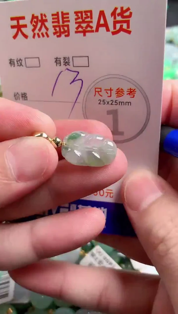 翡翠未镶嵌颈饰24002210