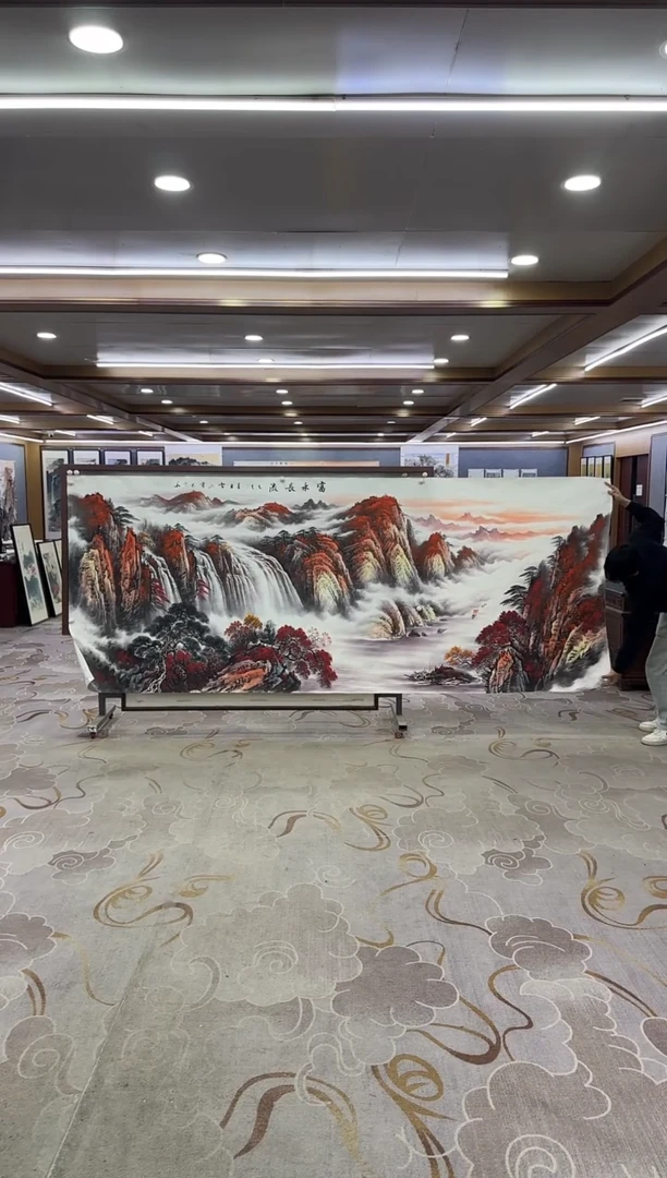 绘画Y-刘雪红-大丈二-山水画