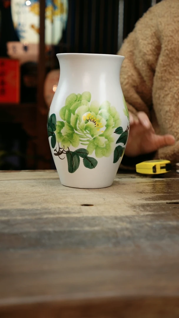 【闪购商品】瓷片景德镇纯手工釉下彩精品花瓶