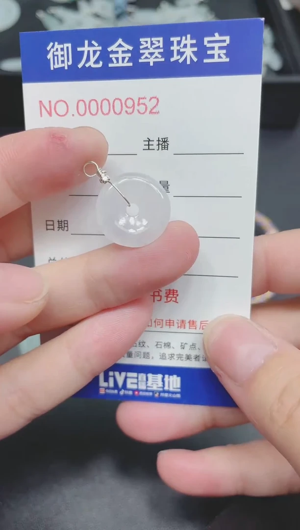 翡翠未镶嵌颈饰036