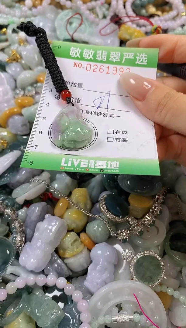翡翠未镶嵌颈饰闪购0261992