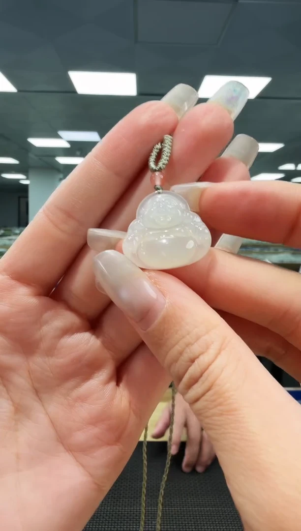 颈饰未镶嵌和田玉和田玉佛公 QS-FG22 多样性发一