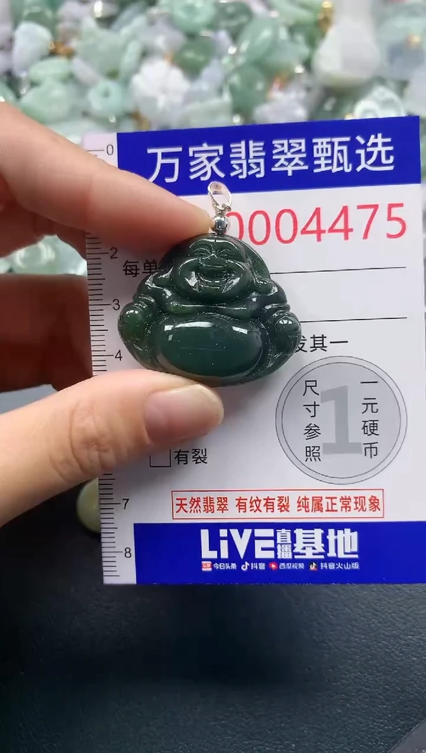 吊坠(不含链)未镶嵌翡翠4475