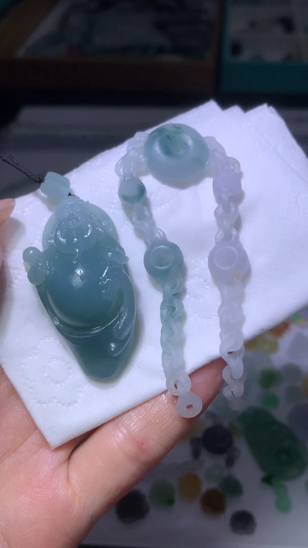 未镶嵌定制翡翠子*MXX060750