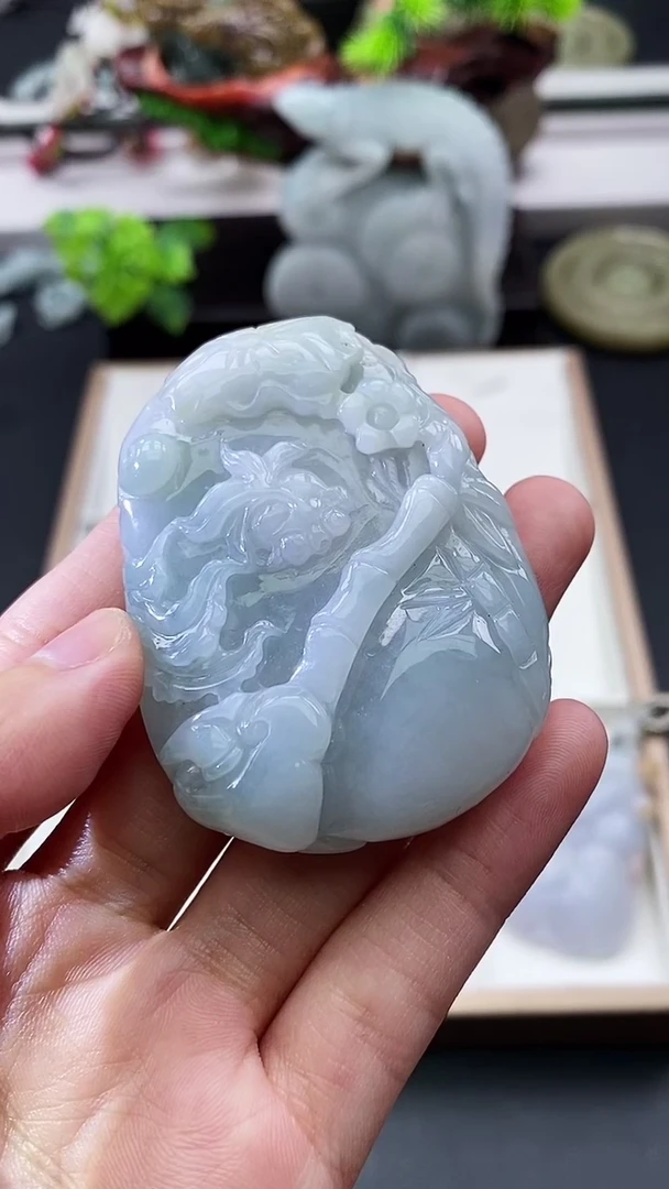 颈饰未镶嵌翡翠天然缅甸A货翡翠