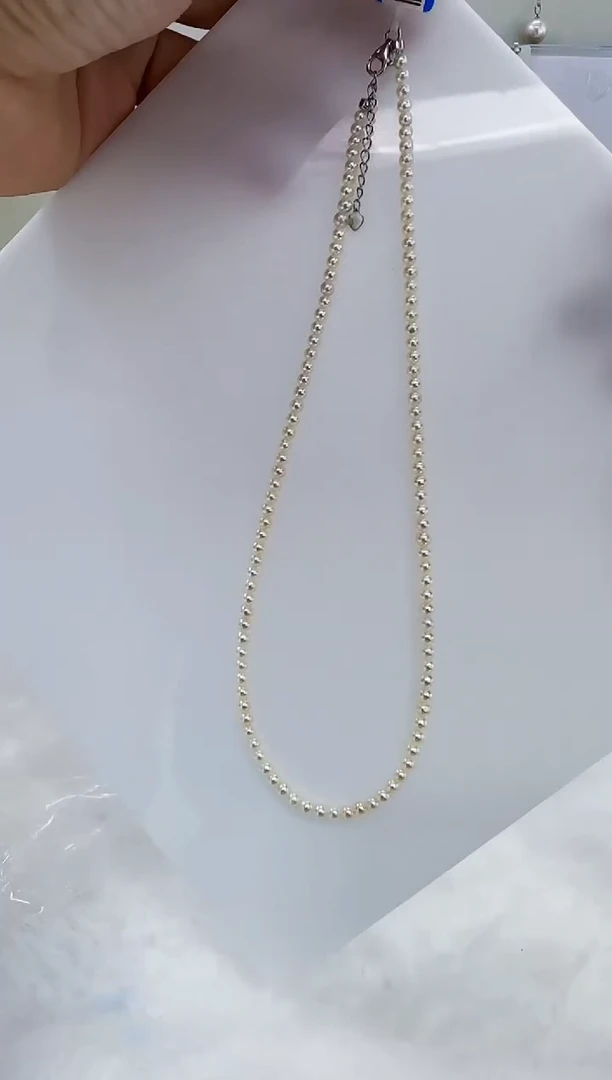未镶嵌淡水珍珠DA珍珠项链 a1021