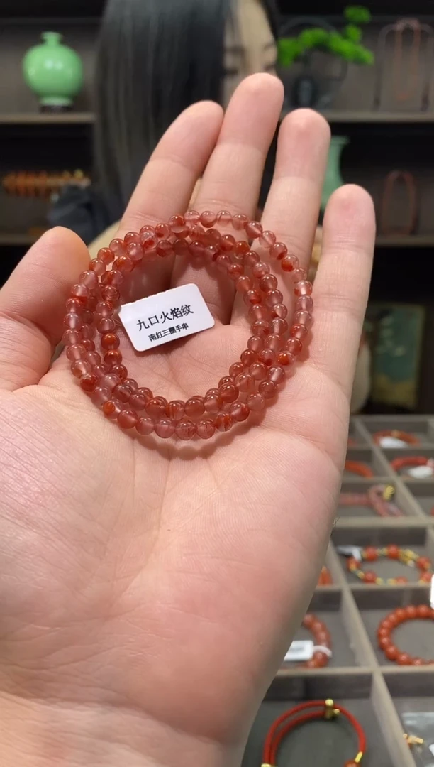 未镶嵌手链南红玛瑙南红多圈手串 5mm+ 多样性发一