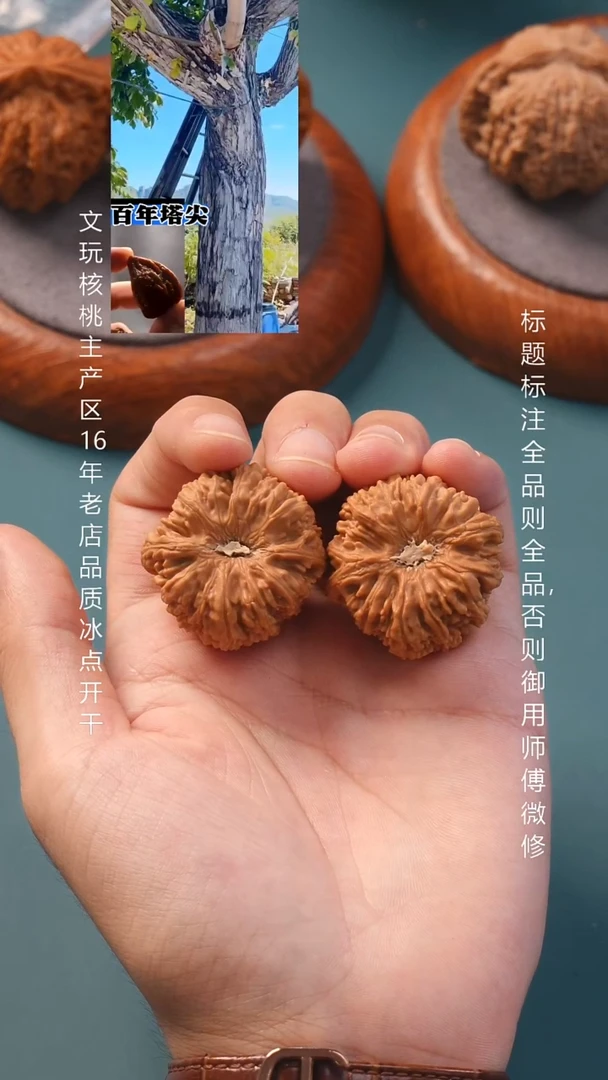 把件文玩核桃35蚂蚁王金字塔全品2号
