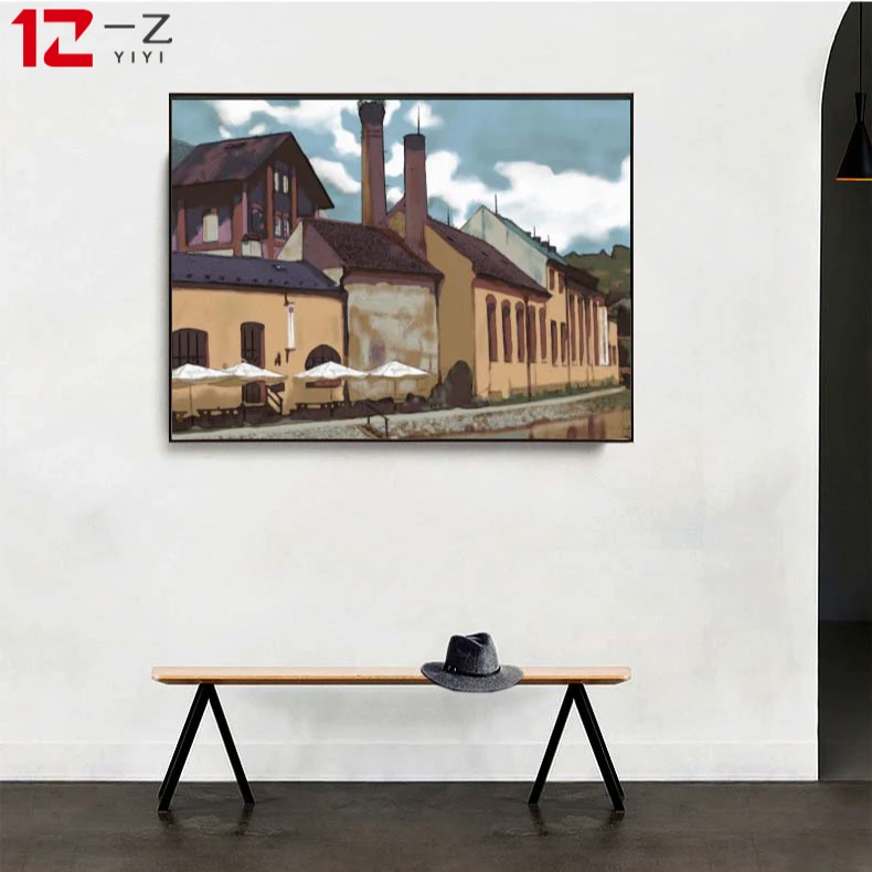 《小城10》 建筑风景 客厅卧室玄关餐厅家居装饰挂画