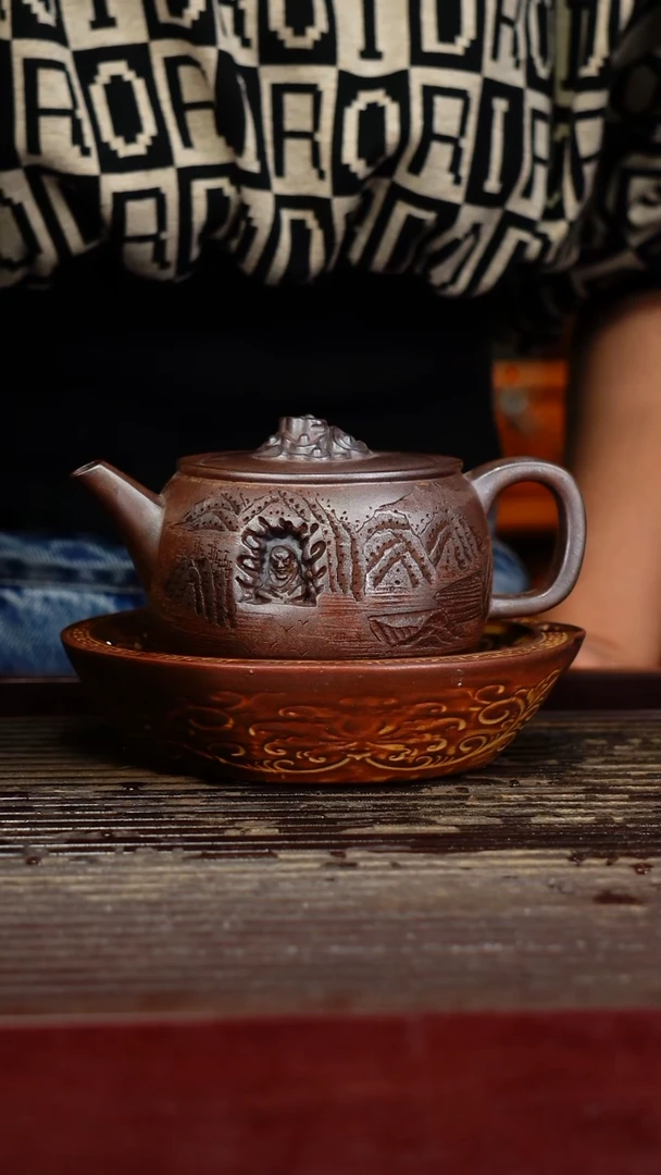 宜兴原矿紫砂壶茶壶宜兴原矿紫砂壶茶壶350C