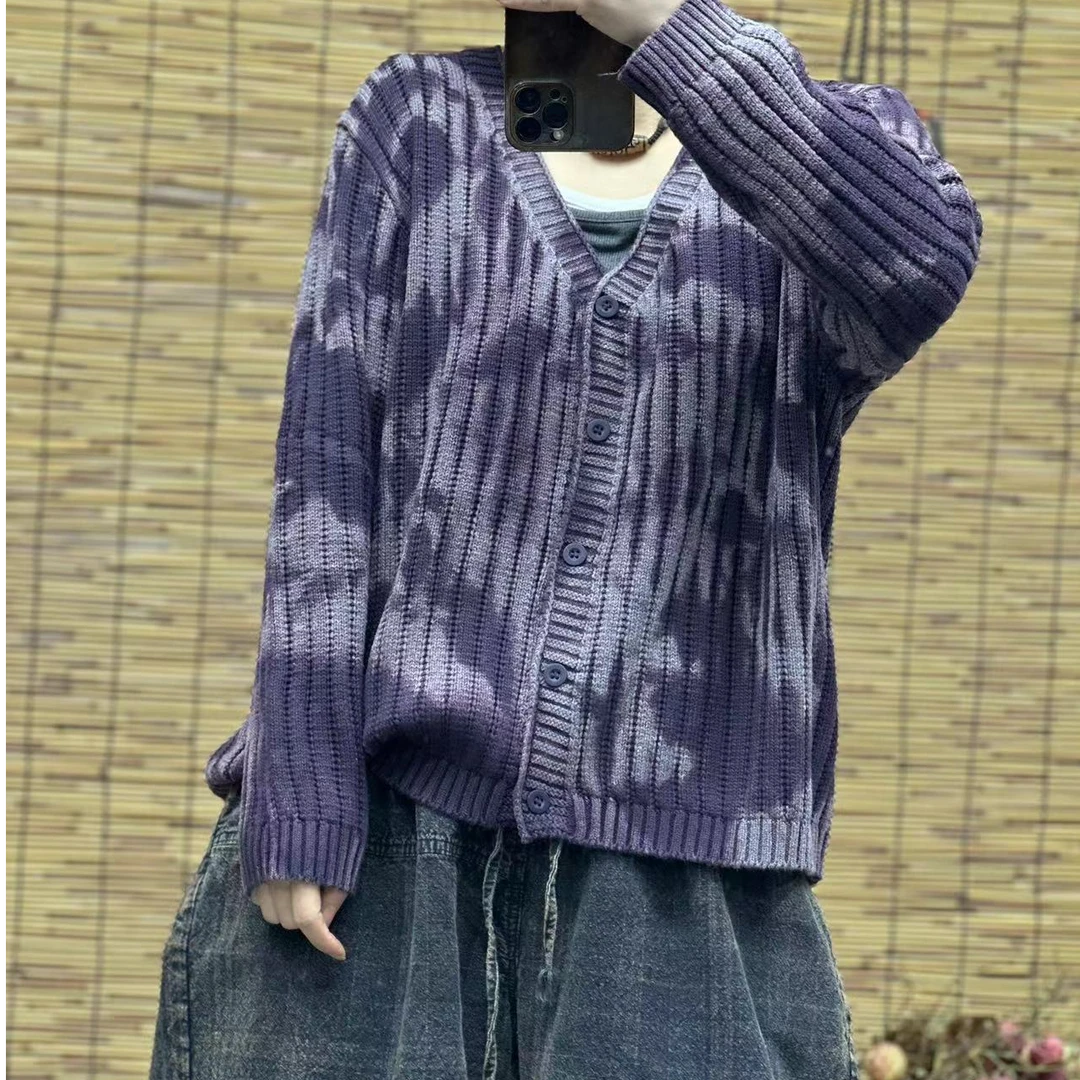 HY    炒色扎染毛衣