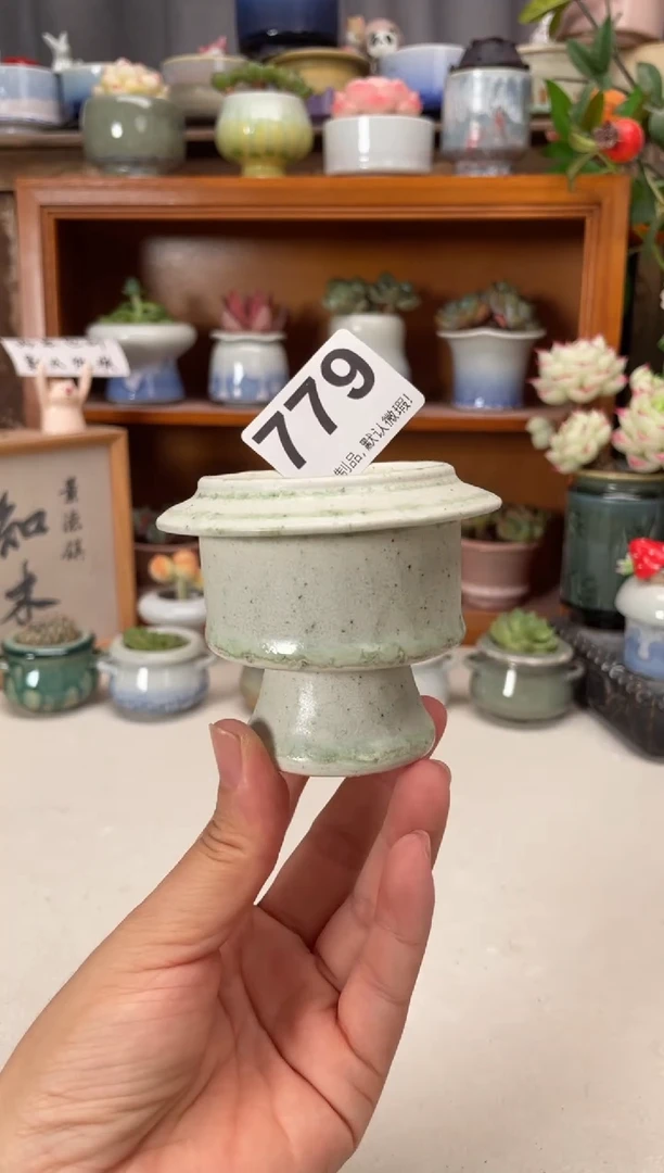 瓷片779知木小芳花盆