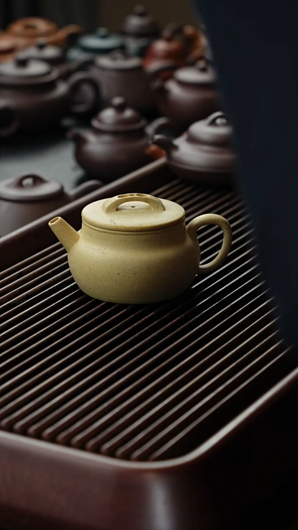 茶壶紫砂汉瓦本绿壶