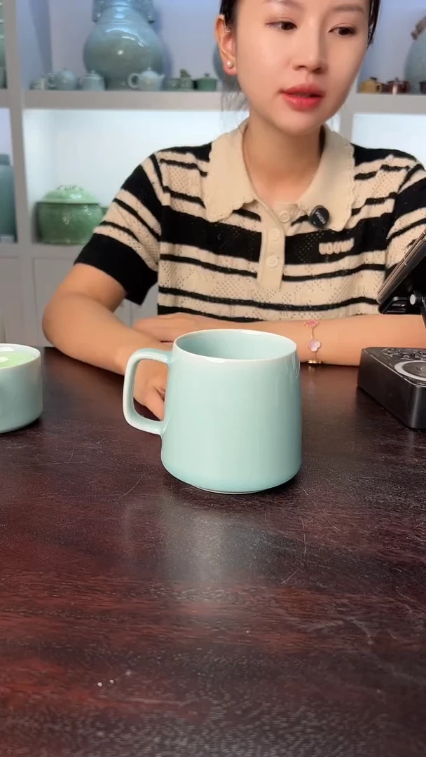 龙泉云间青瓷小米茶器