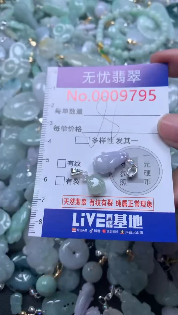 颈饰未镶嵌翡翠9795