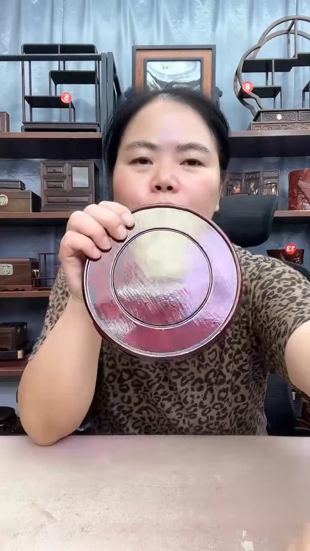 鸡翅木类端景台16公分红
