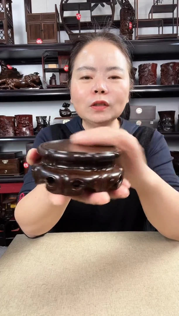 木如意旋转老李红木工艺品