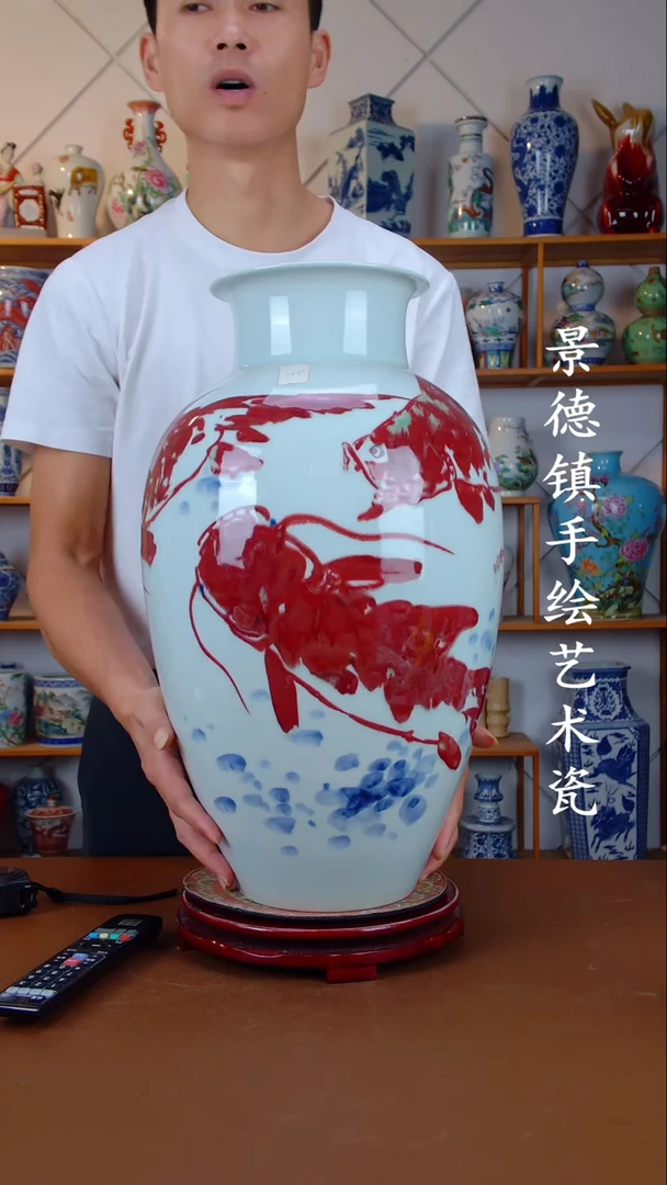 现代景德镇手工手绘陶瓷摆件51