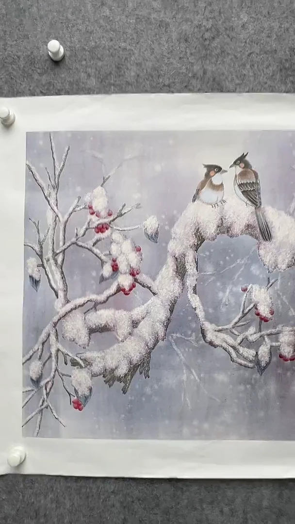 国画李纲-4平尺-花鸟国画