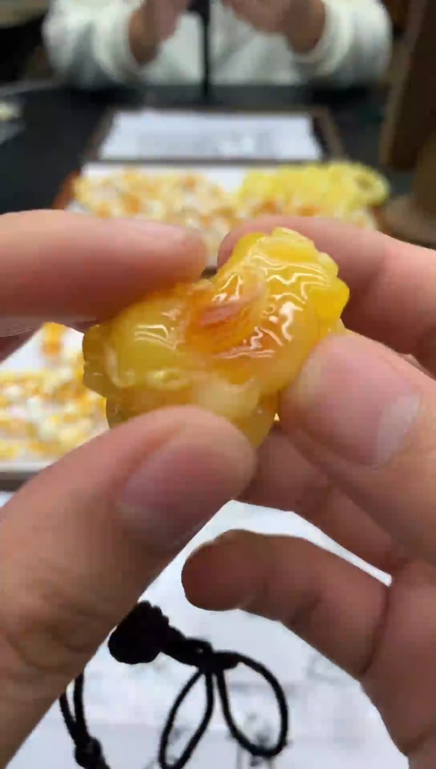 琥珀颈饰未镶嵌【偶得珠宝严选】f06琥珀蜜蜡吊坠