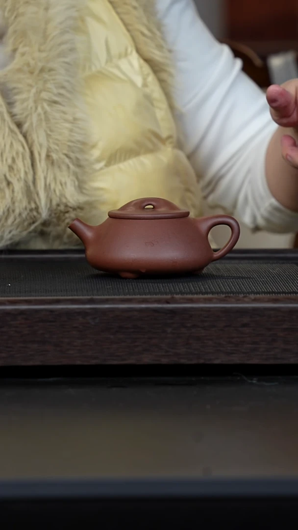 【闪购商品】紫砂茶壶微瑕老紫泥景舟石瓢