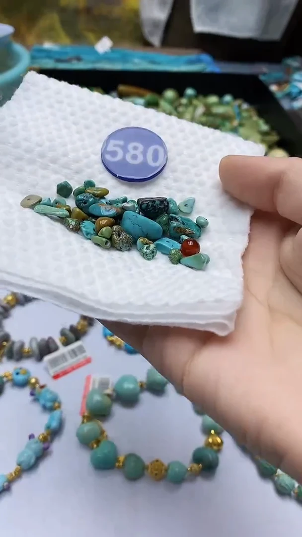 玛瑙/玉髓珠子未镶嵌580随机发