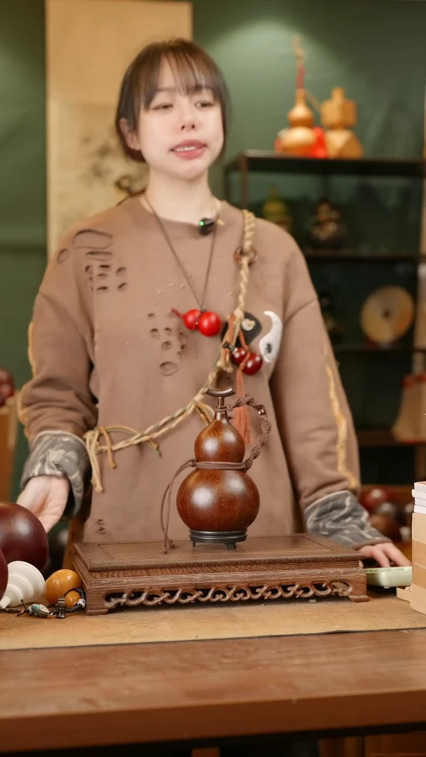 114号精品天然大漆酒葫芦一物一拍~