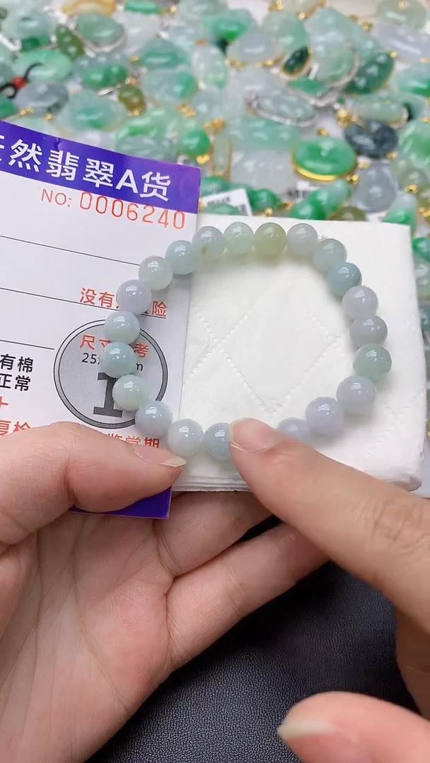 颈饰未镶嵌翡翠天然缅甸A货百元以上9元证书费自理