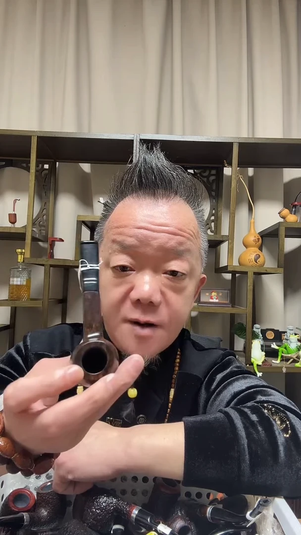 d47纯手工石楠木烟斗