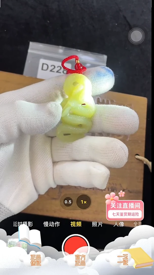 颈饰未镶嵌和田玉d228