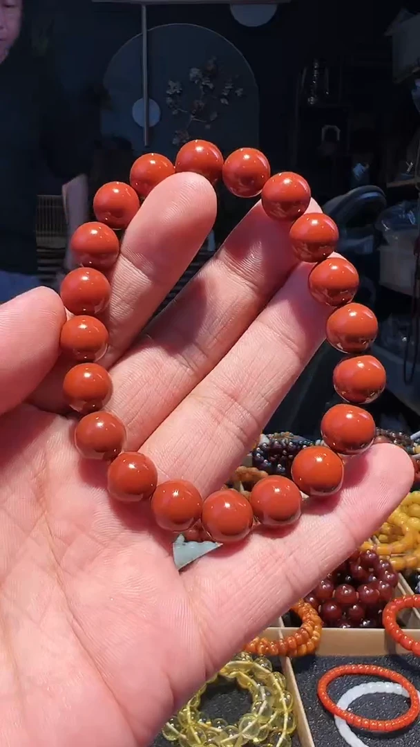 【闪购商品】南红玛瑙手串未镶嵌11+朱红