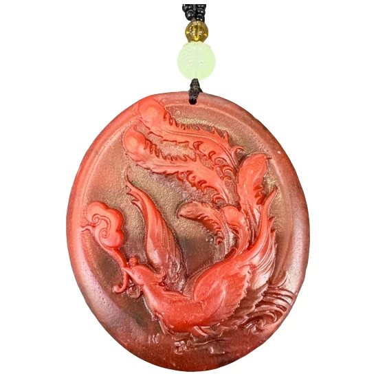 XT016轻奢 扁 鹊 香 凤凰无事牌吊坠 多样性发其一