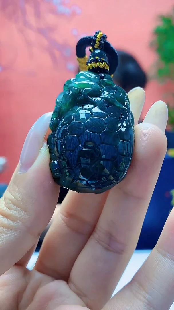 未镶嵌定制翡翠5060ty-毛货挂件148