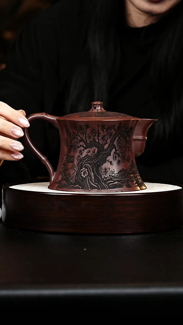 茶壶紫砂石红壶