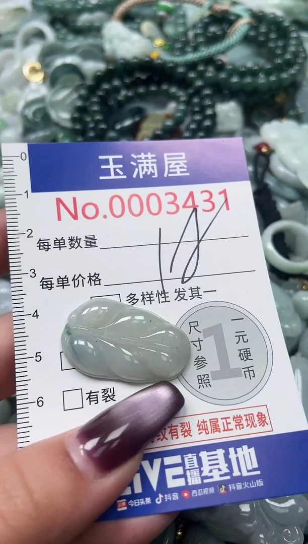 颈饰未镶嵌翡翠3431